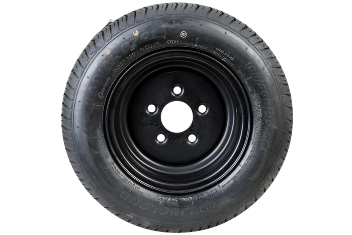 OUTLET Vyztužené kolo pro přívěs LINGLONG TYRE 195/55 R10C 98/96N UNITRAILER RÁFEK černý 6Jx10" 5x112 ET:-4