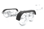 Tandemový blatník pro 13-14" přívěs DOMAR D20300 plochý podběh 1500/240mm