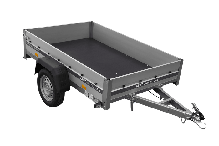 Přívěs s hliníkovými bočnicemi 200x125 Unitrailer Garden 201 KIPP ALU