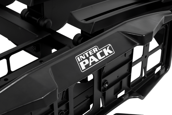 Inter Pack Velox 3 LED - skládací nosič kol na tažné zařízení pro 3 kola s LED světly (černý)