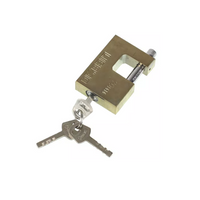 Mosazný visací zámek 70mm HERMON, průměr ouška 10mm