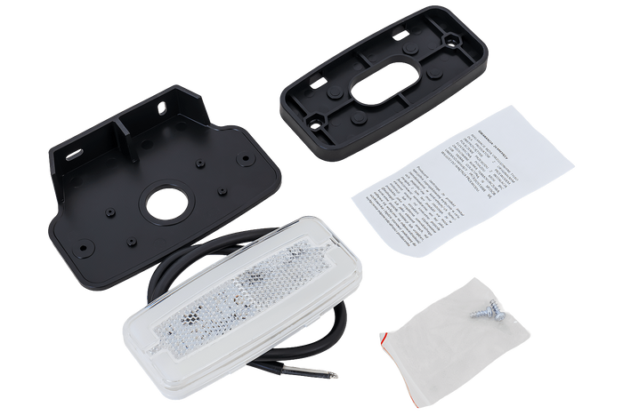 HORPOL LD 2764 LED bílá univerzální obrysová svítilna s držákem