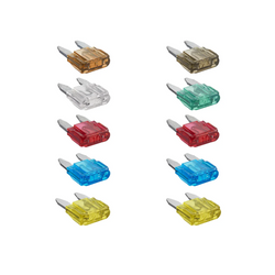 ProPlus 490371S ploché mini pojistky, smíšené 12V/24V, sada 10 kusů.