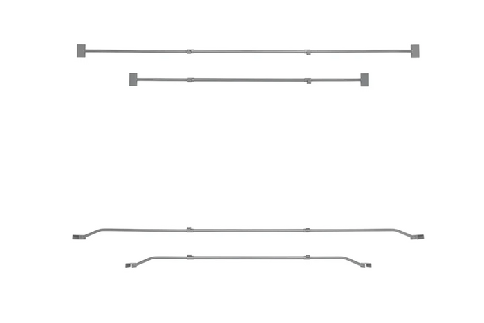Držák ploché plachty pro přívěs ProPlus 340918V01 nastavitelný 152–220 cm