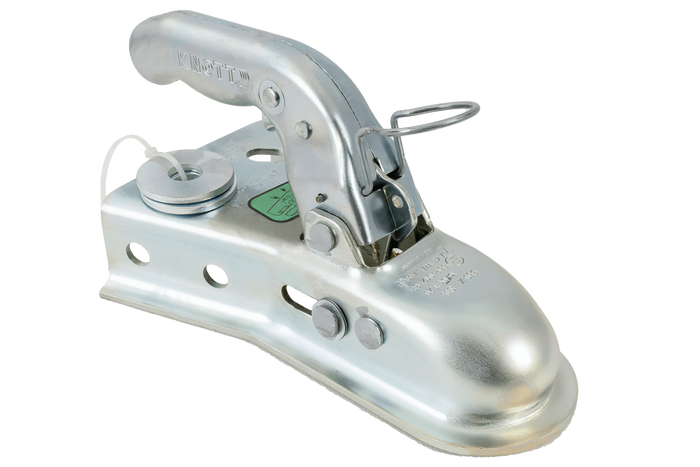 Kulové tažné zařízení KNOTT 6E0176.001 pro přívěs o hmotnosti 750 kg s ojí typu V