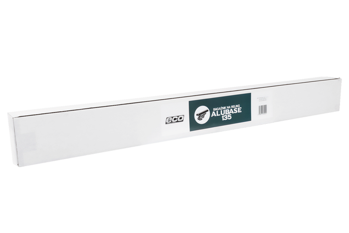 Střešní nosič Eco Alubase 135 - univerzální hliníkový nosič pro otevřené lišty