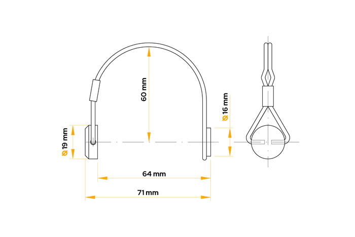 Šroub pantu boční strany přívěsu WINTERHOFF BSCHG 10-17-B