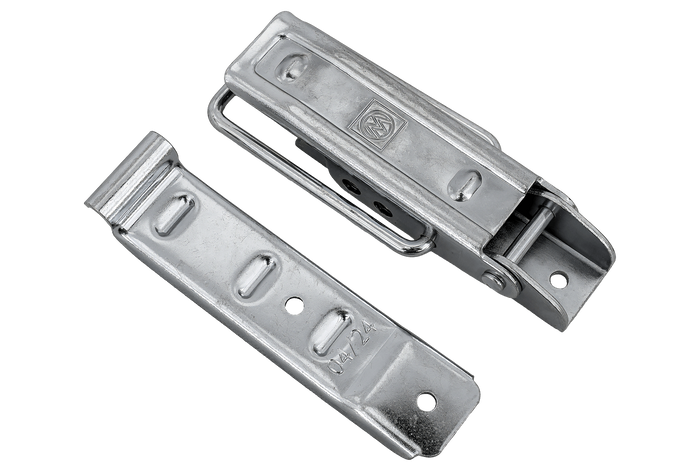 Boční tažné zařízení s přepážkou WINTERHOFF BV 10-2 + kompletní boční uzávěr přívěsu BVG 10-B