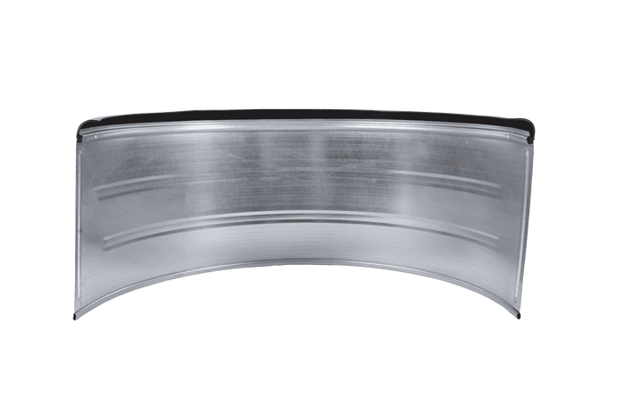 Dvojitý blatník pro přívěs 16-17,5" DOMAR DK7135 podběh kola 1000/450 mm kovový s gumovým okrajem