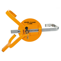 Univerzální zámek kola LAMPA WHEEL CLAMP pro kola o rozměru 13–18&quot;