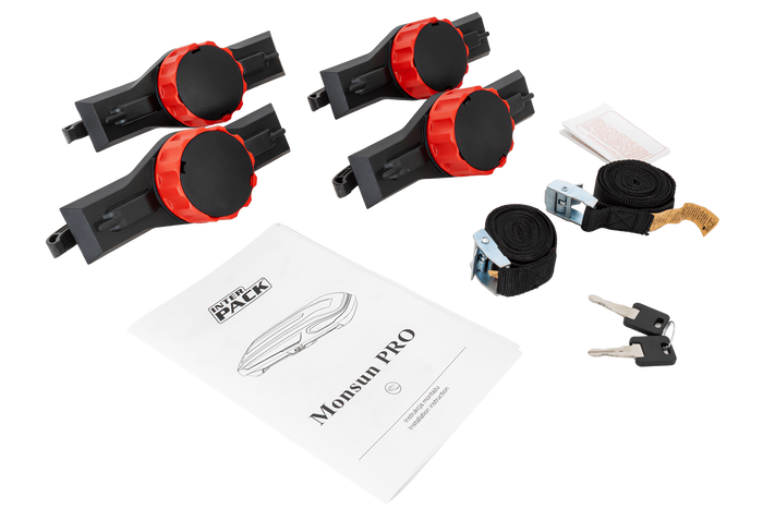 Střešní box Inter Pack Monsun PRO L, matně černý