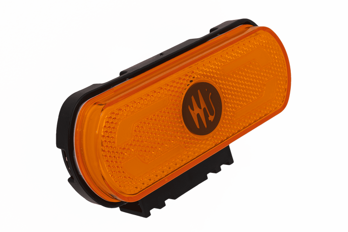 Obrysová svítilna WAŚ W240 1598 LED, oranžová, univerzální, s držákem