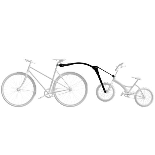 Trail Angel - Tažné zařízení pro dětské kolo - Černé