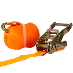 UNITRAILER 8m/25mm/1t oranžový přepravní pás s napínákem