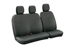 Sada potahů na autosedačky LAMPA Dots-1 černošedá, pro autobusy a dodávky