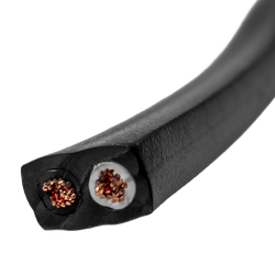 Dvoužilový plochý elektrický kabel TEXSIM YLY-Sp 2x1,5 - 1 m