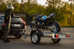 Přívěs MOTO 1 pro jeden motocykl