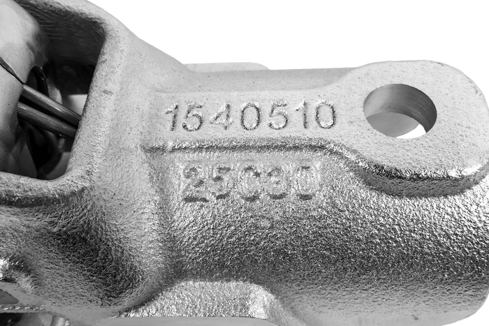 Kulové tažné zařízení WINTERHOFF WW 350-RB-K1414 pro přívěs o hmotnosti 3500 kg s ojí o průměru 50 mm, litinové