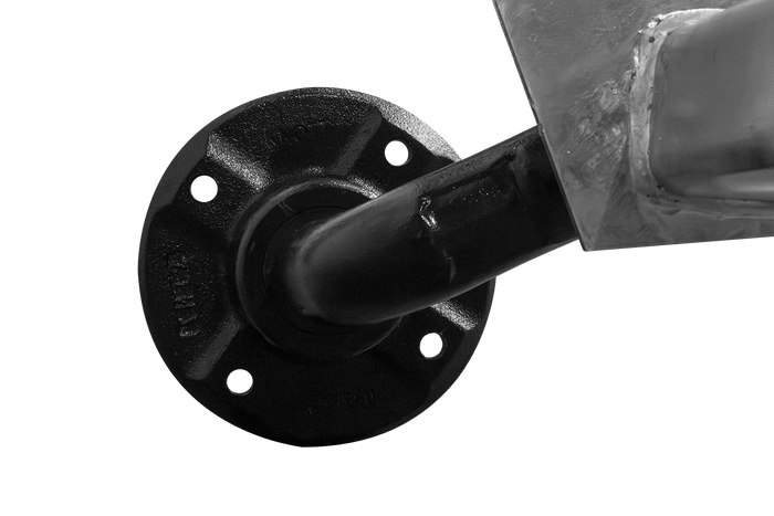 Nebrzděná náprava KNOTT VG7-L pro přívěs 750 kg 1360 mm 1676 mm 4x130