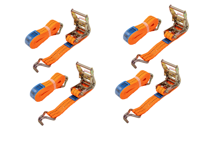 Sada čtyř upínacích pásů s napínákem UNITRAILER 4m/35mm/2t