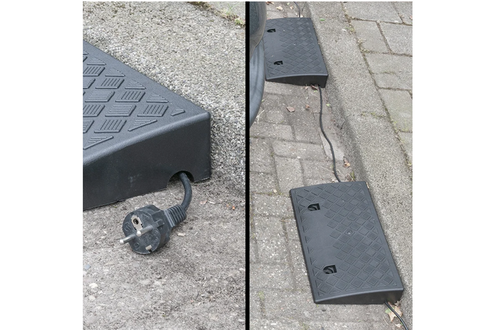 Sada dvou nájezdových ramp ProPlus 361570, gumové nájezdové rampy 7 cm, 3000 kg