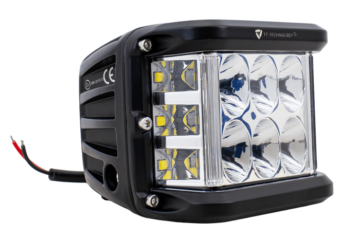 Sada dvou LED pracovních svítilen, reflektor TT TECHNOLOGY TT.13209 12xLED 2200lm