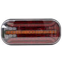 Zadní svítilna FRISTOM FT-230 LED, 6 funkcí, univerzální