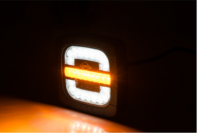 HORPOL ROCA LZD 2805 LED přední světlo 3 funkce univerzální s držákem