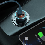 Sada nabíječky do auta BASEUS Golden Pro 2xUSB 40W + USB kabel