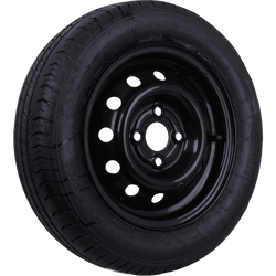 VÝSTUP Kolo přívěsu TYP LINGLONG 155/70 R13 75N RÁFEK UNITRAILER černý 4Jx13" 4x100 ET:30