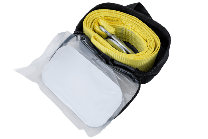 Tažné lano s háky Tažný popruh UNITRAILER 3m/50mm/3t žlutý