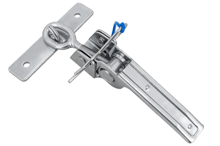 Boční tažné zařízení s přezkou WINTERHOFF BV 40-1 + kompletní excentrický boční zámek přívěsu BVG 40-A