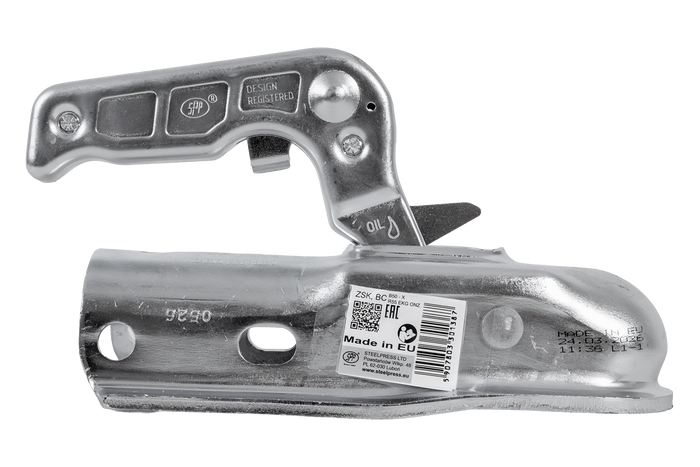 Kulové tažné zařízení STEELPRESS ZSK-1700D+Z2 pro přívěs o hmotnosti 1700 kg s trubkovou ojí 35-50 mm