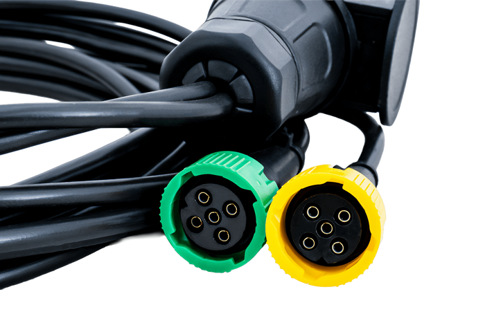 Zadní světla DOBPLAST DPT35 + kabelový svazek MANTES 4m 13PIN