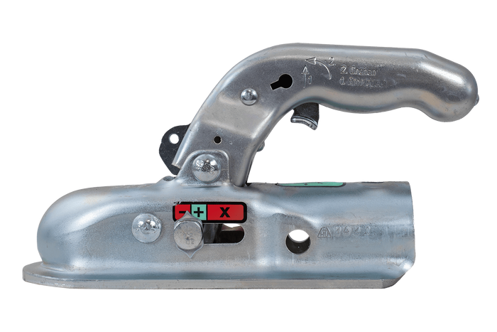 Kulové tažné zařízení KNOTT K20-B pro přívěs 2000 kg s ojí o průměru 45 mm, litinové