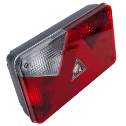 Zadní svítilna ASPÖCK Multipoint V, 7 funkcí, levá
