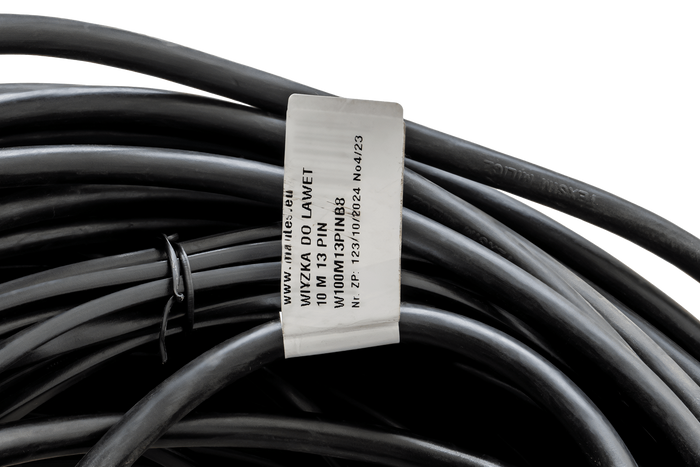 Elektroinstalace MANTES, svazek tažného vozidla, 10 m, zástrčka 13 PIN, bajonety 2x 8 PIN