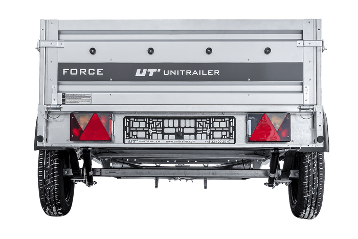 Přívěs na auto na pružinách 230x125 UNITRAILER FORCE 230/R KIPP