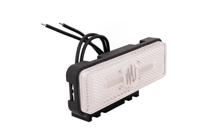 WAŚ W254 2035 LED bílá univerzální obrysová svítilna s držákem