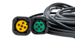 Elektroinstalace MANTES, svazek tažného vozidla, 5m, zástrčka 13 PIN, bajonety 2x 5 PIN