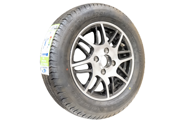 OUTLET Kolo pro přívěs LINGLONG 155/70 R13 75N HLINÍKOVÝ RÁFEK UNITRAILER 4Jx13" 4x100 ET:30