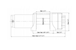 Elektrický naviják pro přívěs RUNVA EWP3500A 12V 1588kg s lanem 12,8m