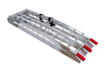 Skládací hliníková rampa UNITRAILER ALR002 pro přívěs 221 cm 340 kg s popruhem