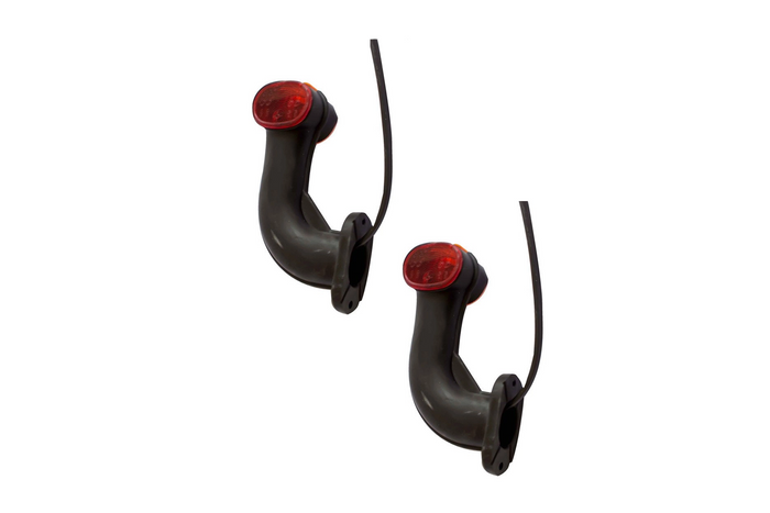 Obrysová světla ASPÖCK SUPERPOINT II levá + pravá na gumovém rameni