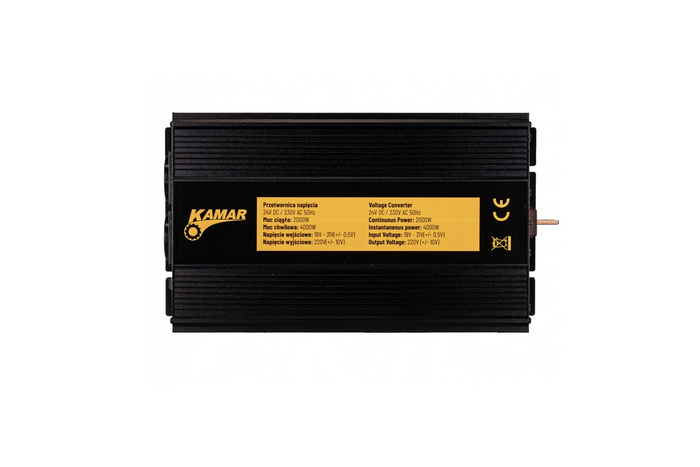Měnič napětí 24V/230V (2000/4000W) KAMAR E1931