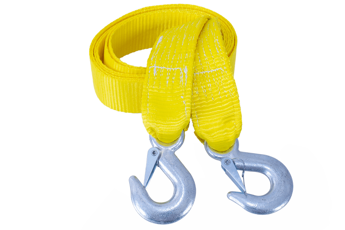 Tažné lano s háky Tažný popruh UNITRAILER 3m/50mm/3t žlutý