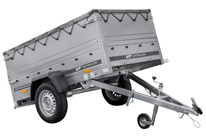 Přívěs Garden Trailer 200 KIPP s BIS bočnicemi a šedou plachtou