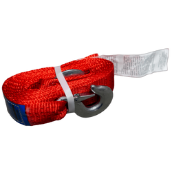 Tažné lano OUTLET s háky Tažný popruh UNITRAILER 4,5m/50mm/5t oranžový