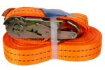 UNITRAILER 8m/35mm/2t oranžový přepravní pás s napínákem