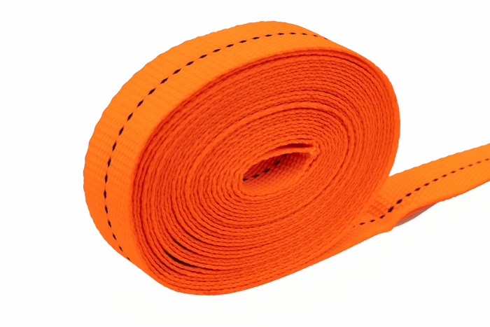 HILLS 5m/25mm/1t oranžový jednodílný popruh s napínačem